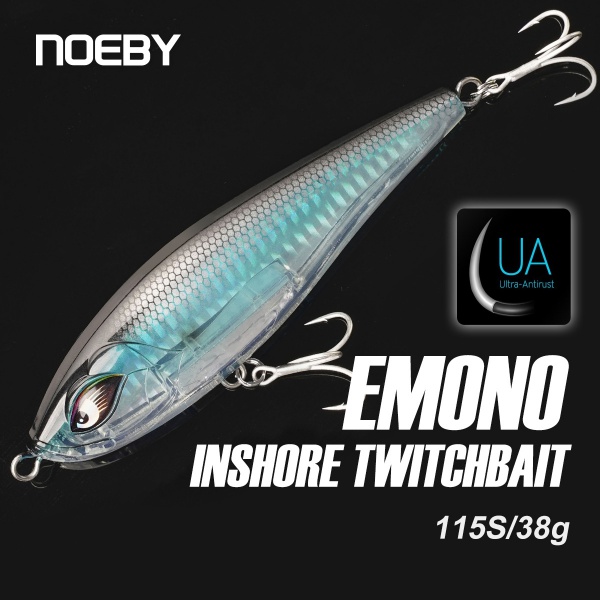 Noeby Inshore Twitchbait Fishing Lure 115mm 38g Sinking Pencil